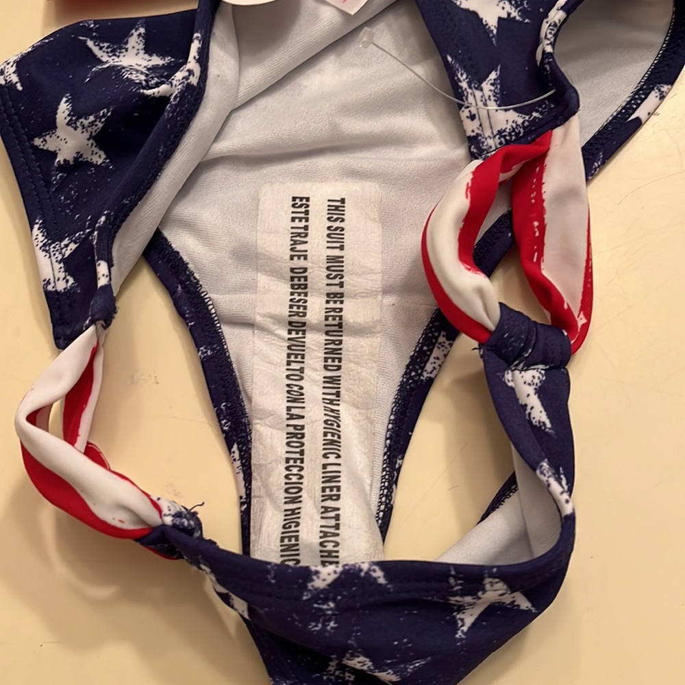 Swimsuit bikini bottom XS Stars stripes NWT - Picture 5 of 5